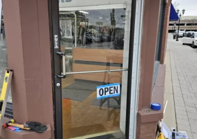 Detailed Storefront Installation